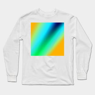 BLUE GREEN ABSTRACT TEXTURE PATTERN BACKGROUND Long Sleeve T-Shirt